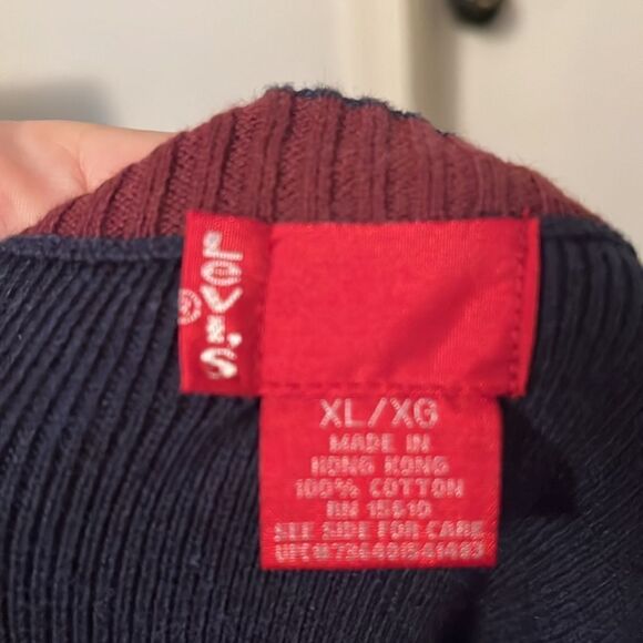 Vintage 2003 Levi’s Blue Euro Equestrian Brand New Sweater - Picture 12 of 12